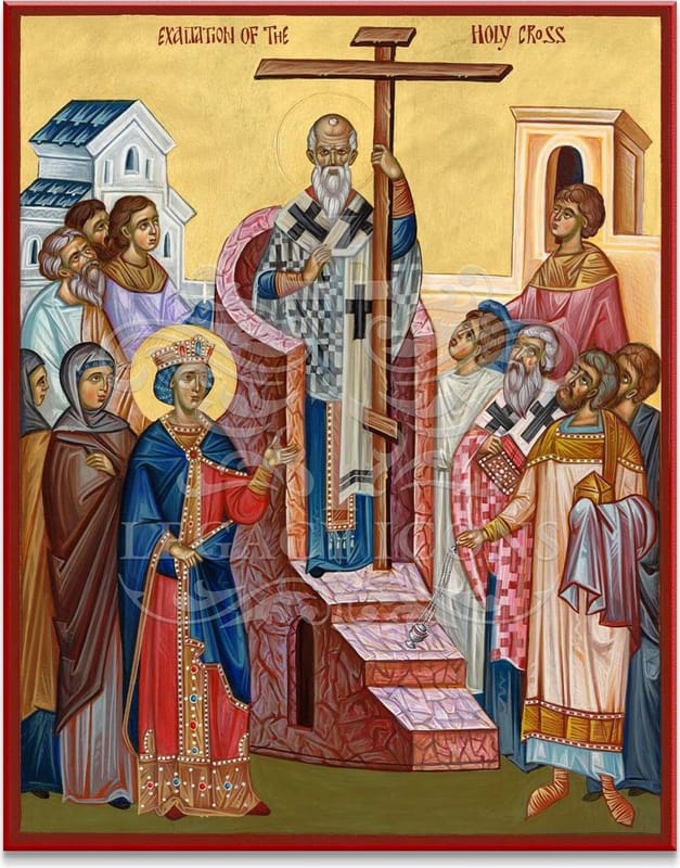 Festal icon of Exaltation of the Holy Cross