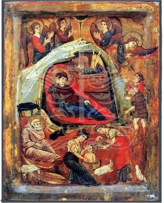 Festal icon of Nativity Fast