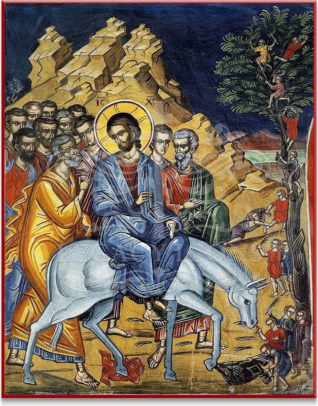 Entry Into Jerusalem (Palm Sunday) (Athos)