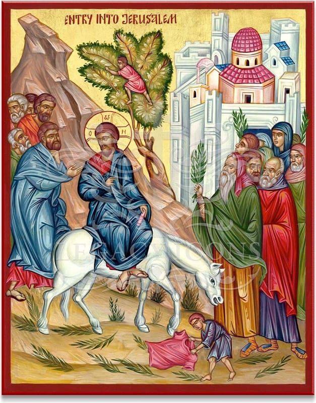 Festal icon of Entry of the Lord into Jerusalem