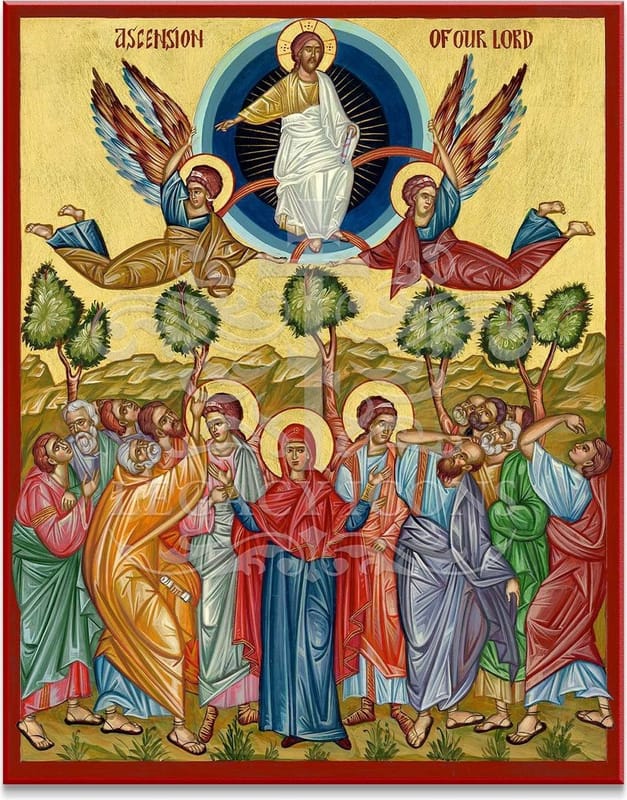 Festal icon of Ascension of the Lord