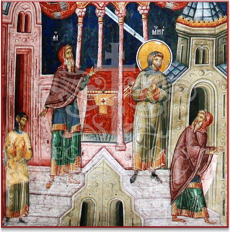 Festal icon of Week after the Publican and the Pharisee