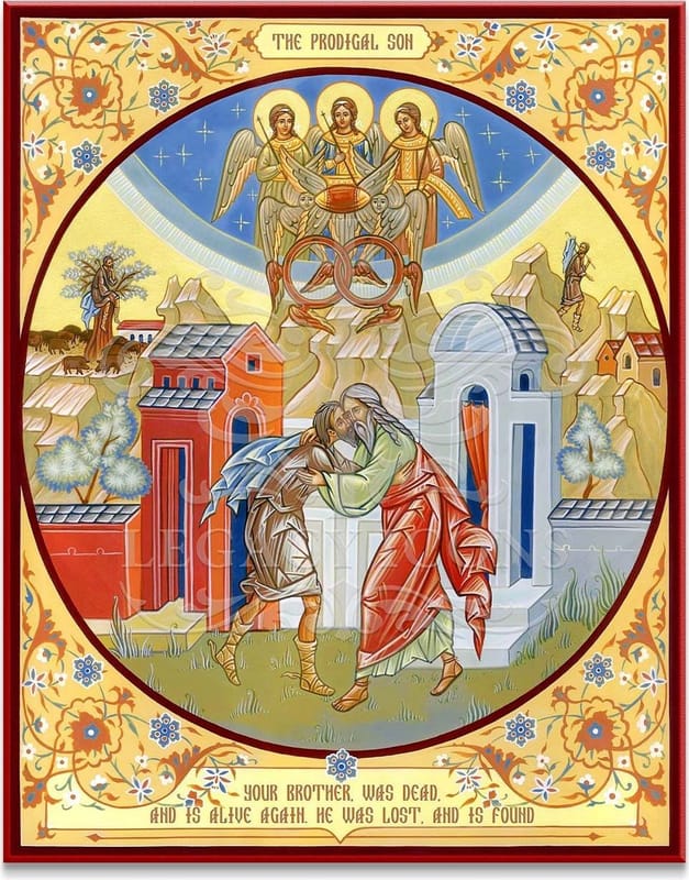 Festal icon of Sunday of the Prodigal Son