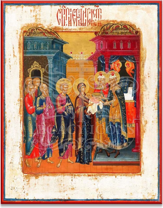 Festal icon of Circumcision of the Lord