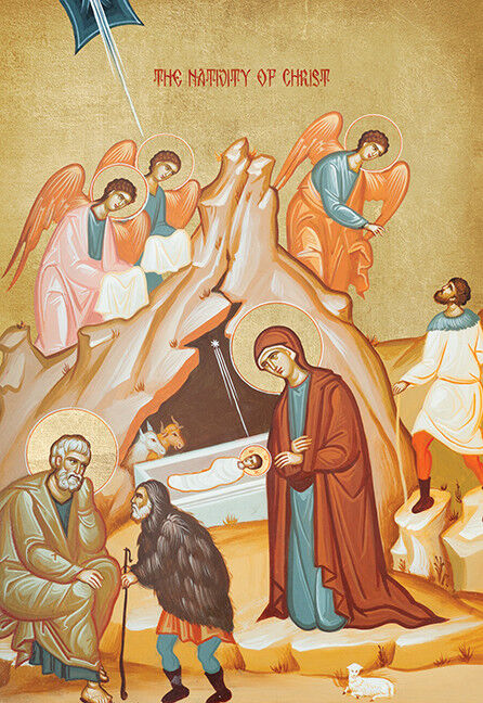 Festal icon of Nativity of Christ