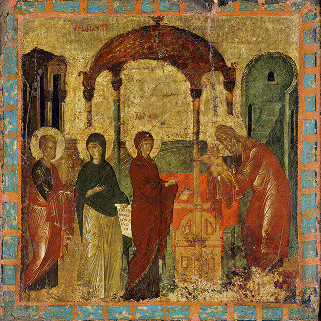 Festal icon of Meeting of the Lord in the Temple