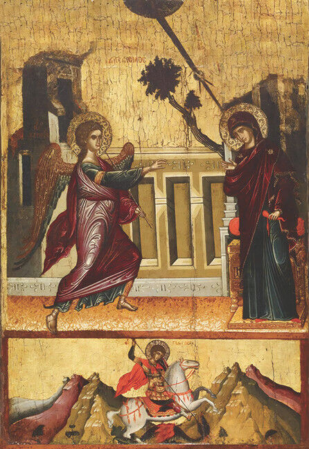 Festal icon of Annunciation of the Theotokos