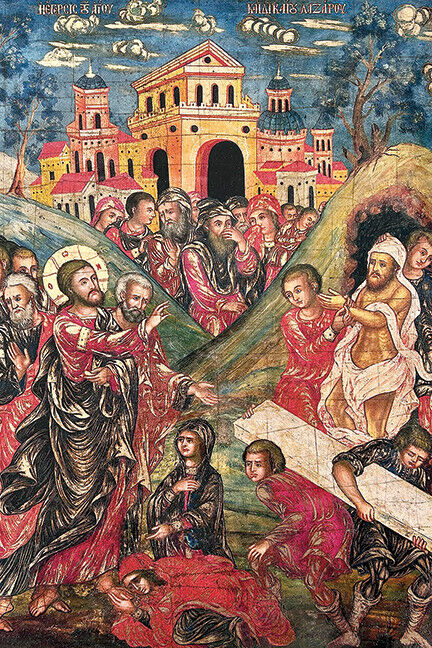 Festal icon of Lazarus Saturday