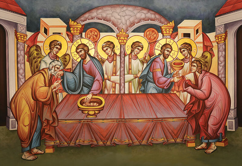 Festal icon of Great and Holy Thursday
