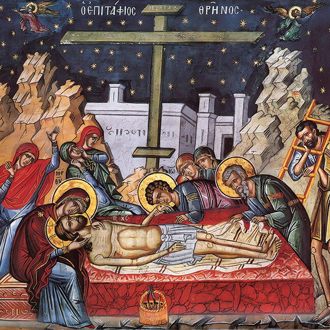 Festal icon of Great and Holy Saturday